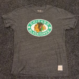 Vintage Style 60s NHL Chicago Blackhawks Logo Men's Medium T-Shirt